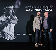 Ričardo Berankio atsisveikinimo mačo renginio akimirka.