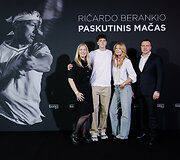 Ričardo Berankio atsisveikinimo mačo renginio akimirka.