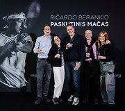 Ričardo Berankio atsisveikinimo mačo renginio akimirka.
