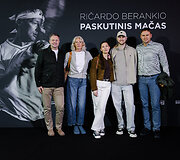 Ričardo Berankio atsisveikinimo mačo renginio akimirka.