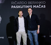 Ričardo Berankio atsisveikinimo mačo renginio akimirka.