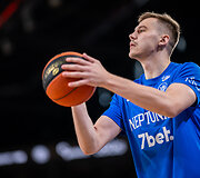 Pirmasis mažojo finalo mačas: Klaipėdos &bdquo;Neptūnas&ldquo; &ndash; Panevėžio &bdquo;Lietkabelis&ldquo;. Vitalijus Kozys