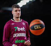 Pirmasis mažojo finalo mačas: Klaipėdos &bdquo;Neptūnas&ldquo; &ndash; Panevėžio &bdquo;Lietkabelis&ldquo;. Paulius Danusevičius