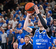 Pirmasis mažojo finalo mačas: Klaipėdos &bdquo;Neptūnas&ldquo; &ndash; Panevėžio &bdquo;Lietkabelis&ldquo;. Arnas Velička