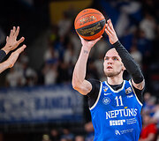 Pirmasis mažojo finalo mačas: Klaipėdos &bdquo;Neptūnas&ldquo; &ndash; Panevėžio &bdquo;Lietkabelis&ldquo;. Arnas Velička