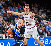 Pirmasis mažojo finalo mačas: Klaipėdos &bdquo;Neptūnas&ldquo; &ndash; Panevėžio &bdquo;Lietkabelis&ldquo;. Arnas Velička
