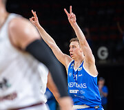 Pirmasis mažojo finalo mačas: Klaipėdos &bdquo;Neptūnas&ldquo; &ndash; Panevėžio &bdquo;Lietkabelis&ldquo;. Arnas Beručka