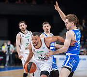 Pirmasis mažojo finalo mačas: Klaipėdos &bdquo;Neptūnas&ldquo; &ndash; Panevėžio &bdquo;Lietkabelis&ldquo;. Jamelas Morrisas