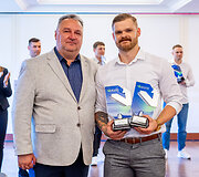 Vilniuje įvyko Lietuvos rankinio sezono apdovanojimai. Deividas Virbauskas i&scaron;rinktas MVP.