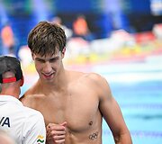 Tomas Navikonis Europos plaukimo čempionate pagerino Lietuvos rekordą 100 m laisvuoju stiliumi rungtyje.