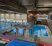 INSEP &ndash; Prancūzijos sporto čempionų kalvė. &Scaron;uolių į vandenį baseinas