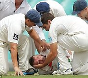 Australijos betsmeno Philipas Hugheso trauma (smūgis kamuoliuku), po kurios atletas nei&scaron;gyveno, 2014 m.