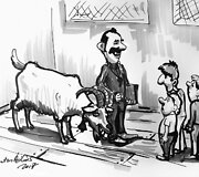 Karikatūromis pažvelgta į vis dar aktualią Lietuvos problemą &ndash; padėtį mokyklų sporto salėse.
