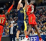 &bdquo;Indiana Pacers&ldquo; ir Domantu Saboniu sutriu&scaron;kino Atlantos klubą