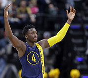 &bdquo;Indiana Pacers&ldquo; ir Domantu Saboniu sutriu&scaron;kino Atlantos klubą
