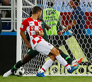 Kroatijos  ir Nigerijos komandų rungtynių akimirka.