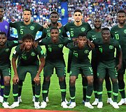 Kroatijos  ir Nigerijos komandų rungtynių akimirka.