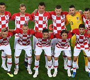 Kroatijos  ir Nigerijos komandų rungtynių akimirka.
