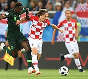 Kroatijos  ir Nigerijos komandų rungtynių akimirka.