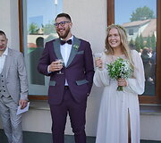B.Maslausko ir G.Petreikytės vestuvių akimirka