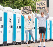 Lenktynių akimirka