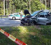 Avarija sostinės Kirtimų g.: susidūrė keturi lengvieji automobiliai ir vienas sunkiasvoris