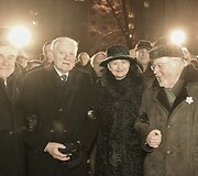 2017 01 12. Lietuvos Respublikos Prezidentė Dalia Grybauskaitė Laisvės gynėjams pagerbti skirto memorialo atidengimo &scaron;ventėje