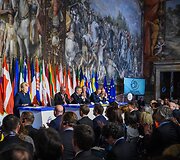 2017 03 25. Lietuvos Respublikos Prezidentė Dalia Grybauskaitė dalyvauja 60-ųjų Romos sutarties metinių minėjimo ceremonijoje