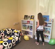 Vyriausybėje atidarytas vaikų kambarys