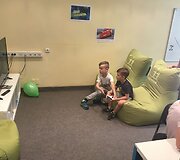 Vyriausybėje atidarytas vaikų kambarys
