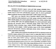 Seimo NSGK tyrimo i&scaron;vada ir priedai