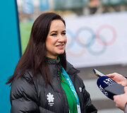 Olimpiniame kaimelyje Lietuvos sportininkus aplankė premjerė Inga Ruginienė