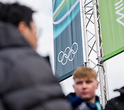 Olimpiniame kaimelyje Lietuvos sportininkus aplankė premjerė Inga Ruginienė