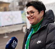 Olimpiniame kaimelyje Lietuvos sportininkus aplankė premjerė Inga Ruginienė