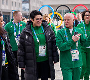 Olimpiniame kaimelyje Lietuvos sportininkus aplankė premjerė Inga Ruginienė