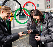 Olimpiniame kaimelyje Lietuvos sportininkus aplankė premjerė Inga Ruginienė