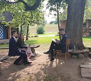 Viktorijos ir Pauliaus &Scaron;atkauskų vestuvių akimirka