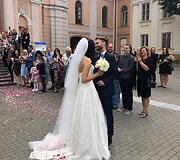 Viktorijos ir Pauliaus &Scaron;atkauskų vestuvių akimirka