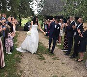 Viktorijos ir Pauliaus &Scaron;atkauskų vestuvių akimirka