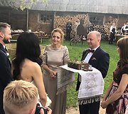 Viktorijos ir Pauliaus &Scaron;atkauskų vestuvių akimirka