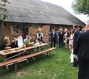 Viktorijos ir Pauliaus &Scaron;atkauskų vestuvių akimirka