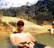 Vaidas ir Agnė mėgaujasi Koplando kar&scaron;tosiomis versmėmis