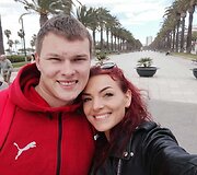 Andželika Knizikevičienė su vyru