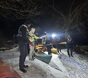 Marija &Scaron;ilinskytė su VU žygeivių klubu leidosi į žygį baidarėmis