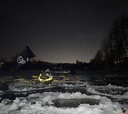 Marija &Scaron;ilinskytė su VU žygeivių klubu leidosi į žygį baidarėmis
