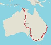 Algirdo kelionė dviračiu per Australiją