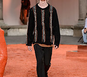 &bdquo;Ermenegildo Zegna&ldquo; 2018 m. pavasario-vasaros kolekcijos modelis 