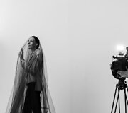Vaido Maco projekto &bdquo;Paryžiaus obsesija&ldquo; fotosesijos akimirka