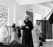 Vaido Maco projekto &bdquo;Paryžiaus obsesija&ldquo; fotosesijos akimirka