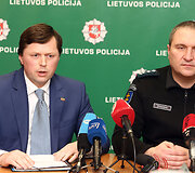 Kauno apskr. VPK kartu su Kauno apygardos prokuratūra spaudos konferenciją.